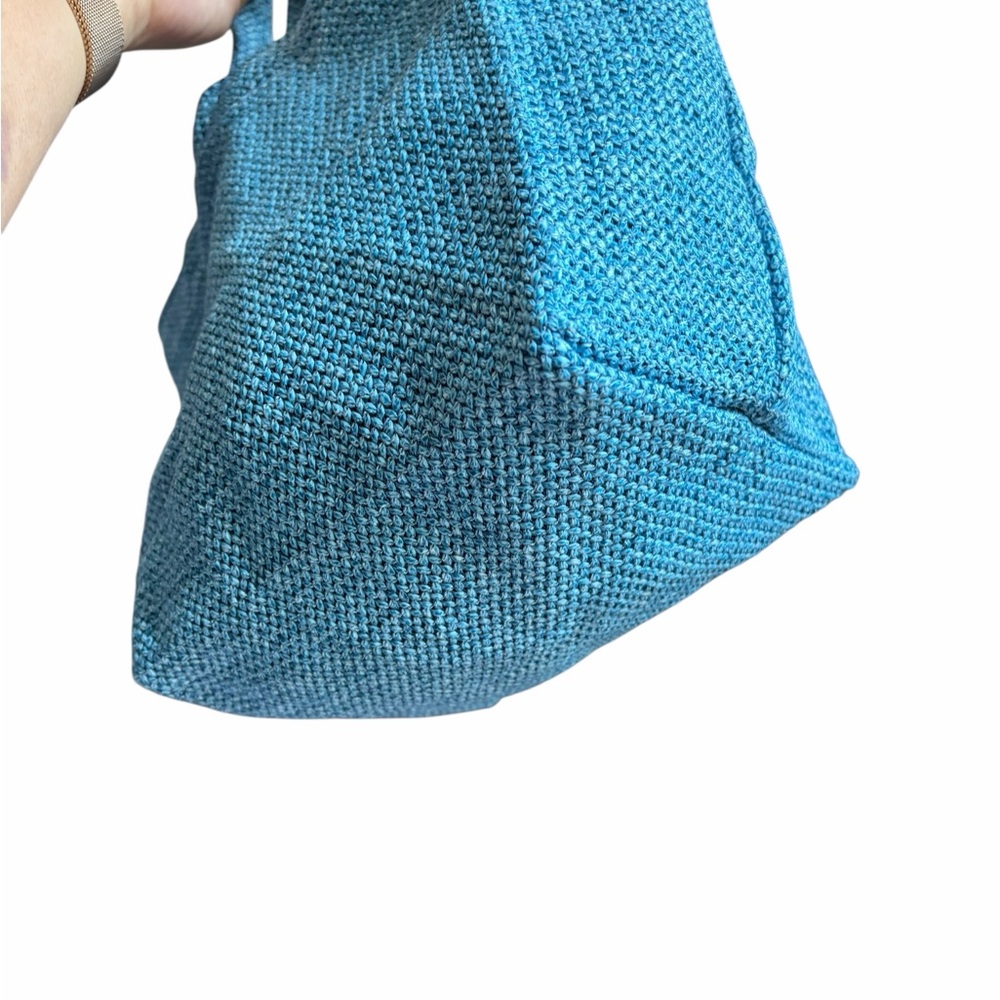 Prada Mini Raffia Tote Bag – Light Blue – GWP (Gift With Purchase) - Picture 9 of 12